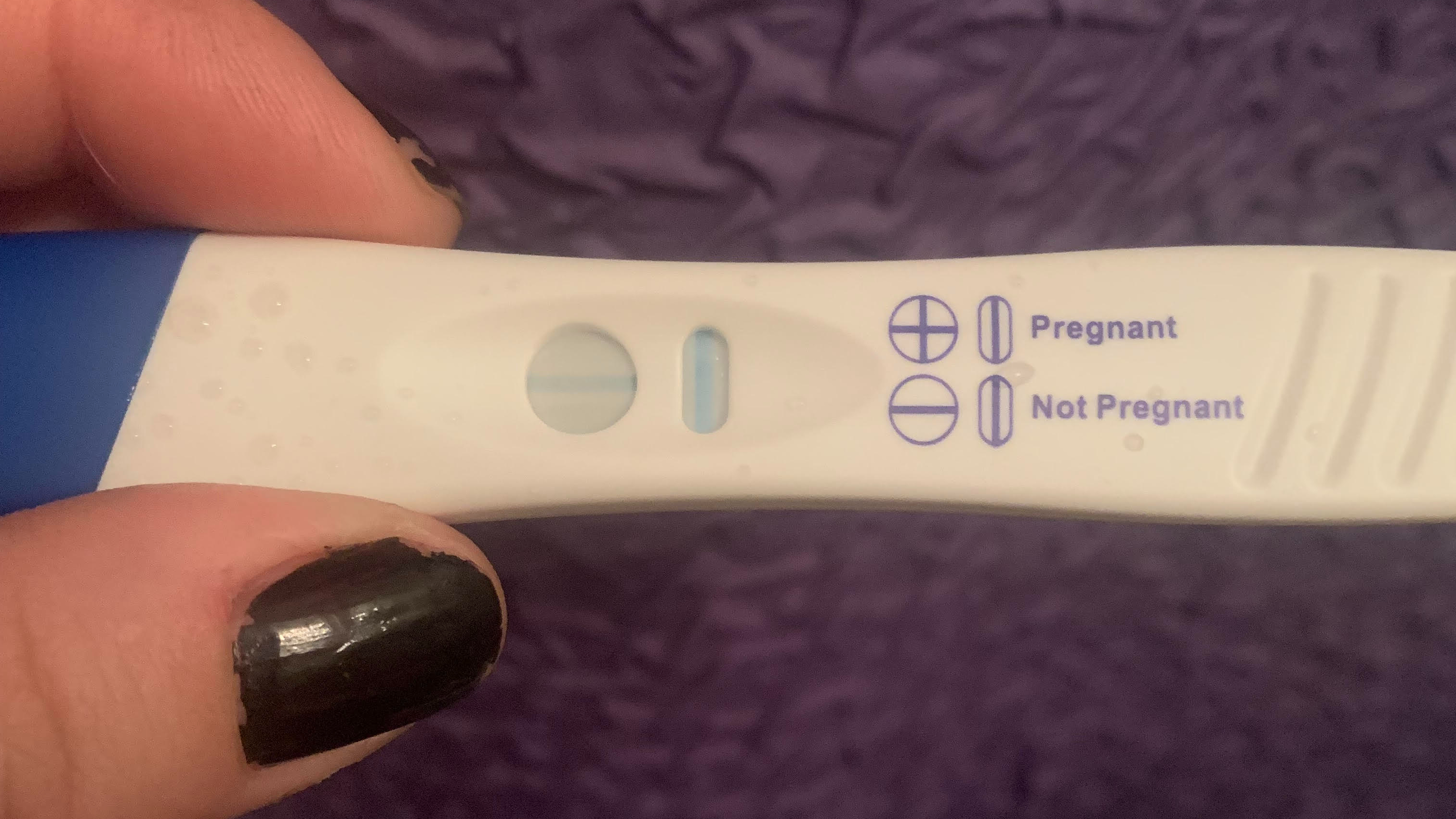 Second pregnancy test